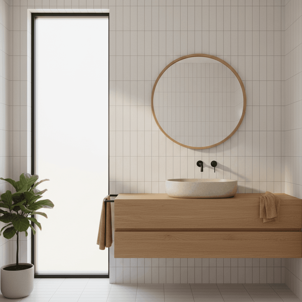 Stylish wardrobe robe on polished stainless steel rail